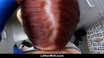 Shoplifter milf will have to make a deal with the guard liftermilf