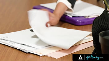 Horny milf fucks pretty lesbian babe