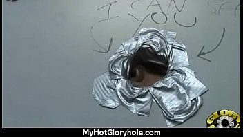 Sexy ebony enjoying gloryhole 26