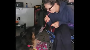 Being Stuck In The House Okay Garage And Having A Few S Ruger And I Are Trying To Recreate Lady And The Tramp Movie thumbnail