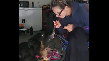 Being Stuck In The House Okay Garage And Having A Few S Ruger And I Are Trying To Recreate Lady And The Tramp Movie thumbnail