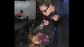 Being stuck in the house okay garage and having a few s ruger and i are trying to recreate lady and the tramp movie