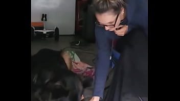 Being stuck in the house okay garage and having a few s ruger and i are trying to recreate lady and the tramp movie