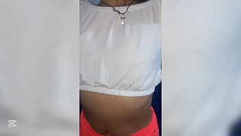 A blowjob from an 18 year old teenager in her room after a bath she accidentally sends a video to her teacher