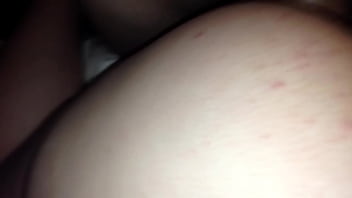 Chubby couple in hotel