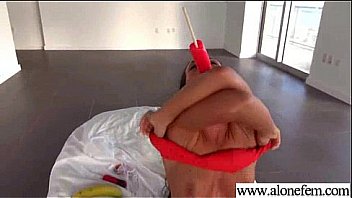 Rahyndee kinky girl try get orgasms using sex things vid 26