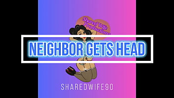 Neighbor gets head