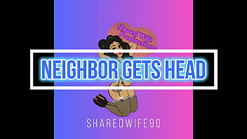 Neighbor gets head