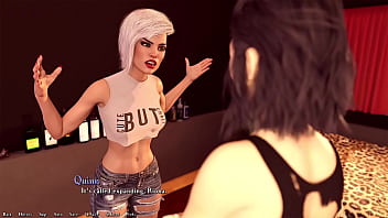 Being a dik #28 two alt college girls counting their money but can't agree on the business plan so they started to kiss passionately with each other