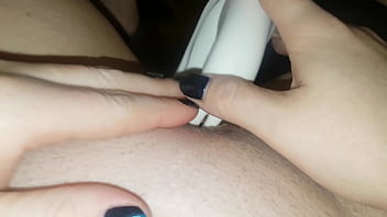 Taking her knickers off