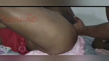 Minha preta indo pra goza no cuzinho