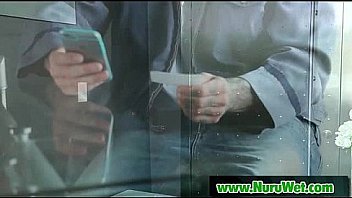 Horny client gets a nuru massage from sensual japonesse babe 16