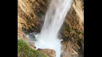 Look at this powerful waterfall have you ever stood in front of a waterfall #powerfulwaterfall #naturebeauty #w