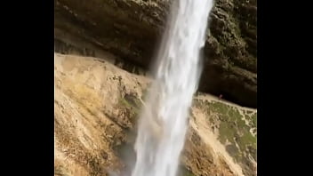Look at this powerful waterfall have you ever stood in front of a waterfall #powerfulwaterfall #naturebeauty #w