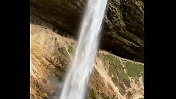 Look at this powerful waterfall have you ever stood in front of a waterfall #powerfulwaterfall #naturebeauty #w