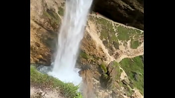 Look at this powerful waterfall have you ever stood in front of a waterfall #powerfulwaterfall #naturebeauty #w