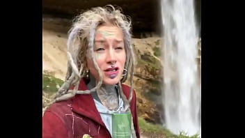 Look at this powerful waterfall have you ever stood in front of a waterfall #powerfulwaterfall #naturebeauty #w