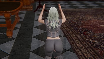 Jaheira handjob and blowjob