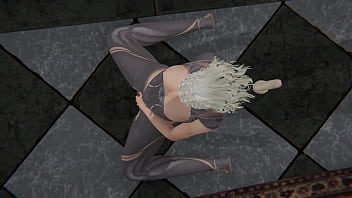 Jaheira handjob and blowjob