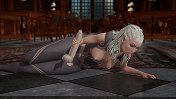 Jaheira handjob and blowjob