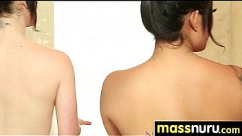 Sweetie gives a hot slippery nuru massage 14