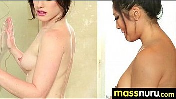 Sweetie gives a hot slippery nuru massage 14