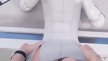 Blonde bitch gets fucked hard