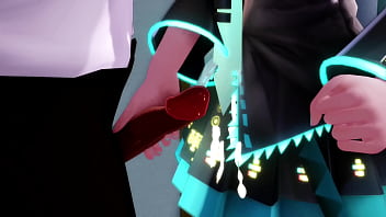 Miku infiel se divierte con su amante mientras su novio descansa