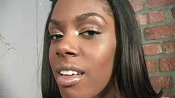 Black babe suck in a gloryhole 12