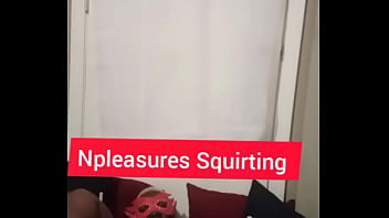 Playing with her pussy makes her cream