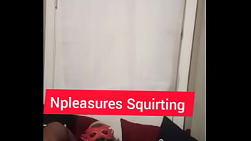 Playing with her pussy makes her cream