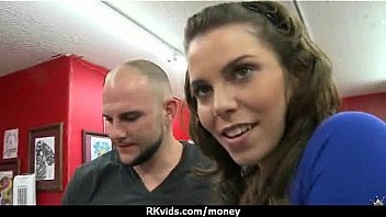 Amateur girl accepts cash for sex from stranger 28