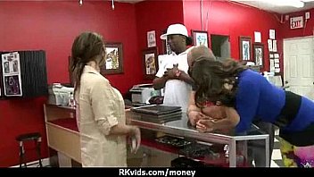 Amateur girl accepts cash for sex from stranger 28