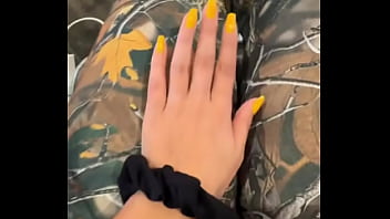 The nails match too