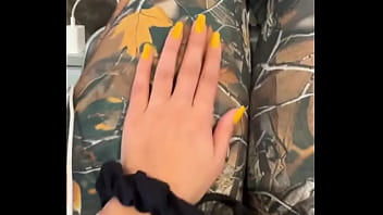 The nails match too