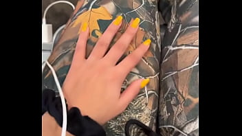 The nails match too