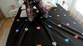 My slutty stepmom touching & fingering pussy to orgasm