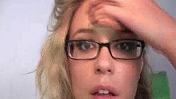 Blonde riding a black monster Blonde riding a black monster