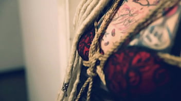 Princess tied up for foot worship