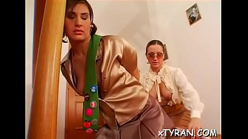 Man gets spanked by goddess