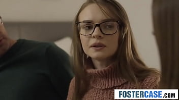 Pervy foster parents corrupt their innocent looking stepdaughter