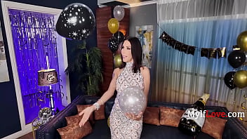 Milf celebrates new year with a passionate fuck