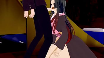 Nezuko love tranjiro cock
