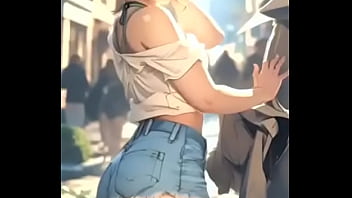 Sexy big butt digital ai babes