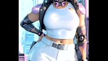 Sexy big butt digital ai babes