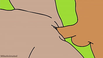 Three cartoon women fucked