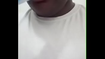 Black teen sucking dildo