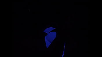 Young slut gets fucked under blacklight