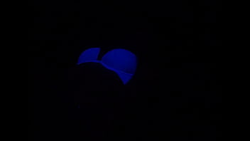 Young slut gets fucked under blacklight