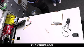 Officer takes advantage of sneaky shoplifter and fucks her fucktheif